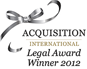 Acquisition International Legal Award Winner 2012